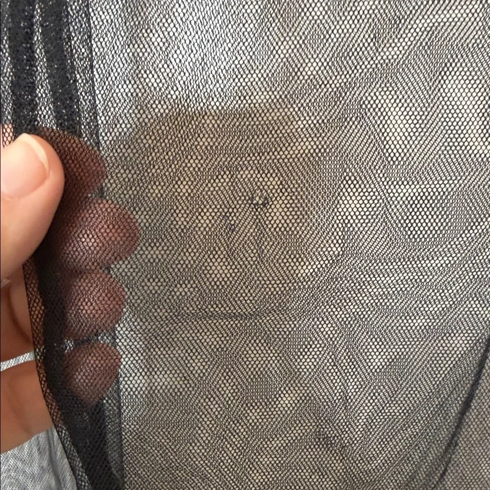 Free People Black Mesh Tights Medium